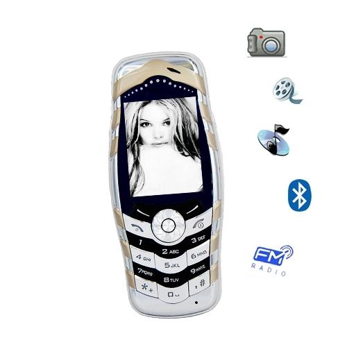 2.0 Inch Quadband High Resolution Elegant Cell Phone - Click Image to Close