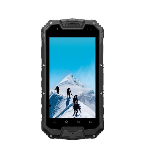 Snopow M9 Rugged Smartphone 4.5 inch QHD Screen Walkie Talkie IP68 Waterproof - Black - Click Image to Close
