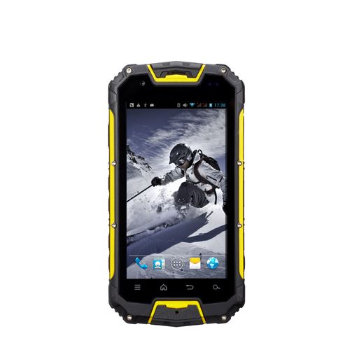 Snopow M8S Rugged Smartphone 4.5 inch QHD Screen IP68 Waterproof MTK6572W Android 11.0 - Yellow - Click Image to Close