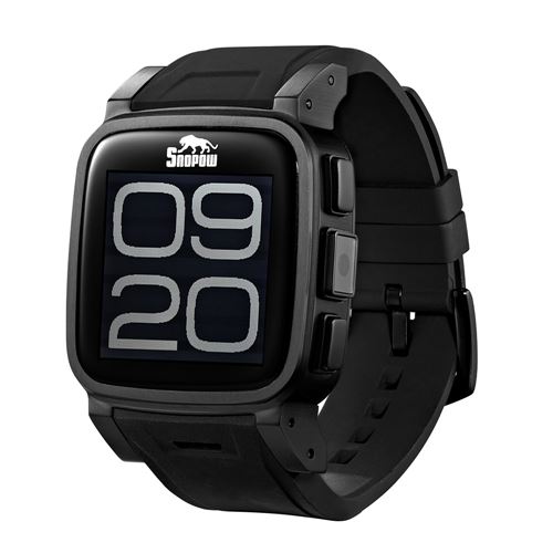 Snopow W1 Smart Waterproof Watch Phone Bluetooth 1.6 Inch Touch Screen - Black - Click Image to Close