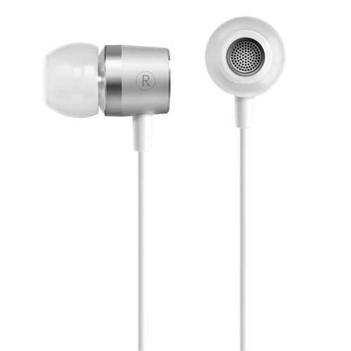 Original Oneplus Silver Bullet Earphone 3.5mm In-ear Stereo Earphone with Mic - Click Image to Close