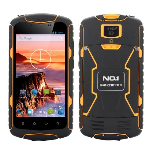 No.1 X1 Rugged Smartphone 5.0'' HD Screen MTK6582 Android 11.0 IP68 IP68 Rating - Click Image to Close