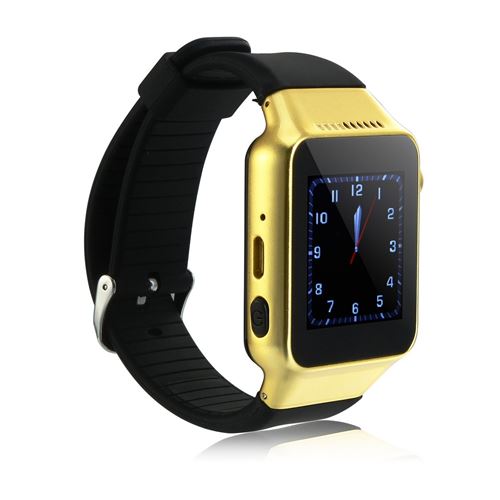 ZGPAX S39 Smart Watch Phone 1.54 Inch Touch Screen Bluetooth Camera FM - Golden - Click Image to Close