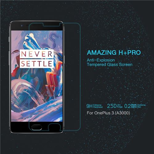 OnePlus 3 H+ PRO Tempered Glass Screen Protector - Click Image to Close