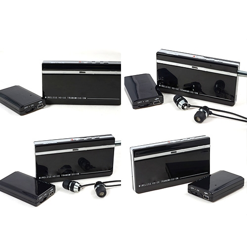 Mini Wireless Audio Monitoring Transmitter and Receiver Kits - Click Image to Close