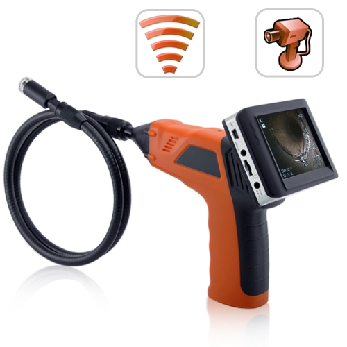 Wireless Inspection Camera with 3.5 Inch Color Monitor + DVR - Wireless monitor - Click Image to Close