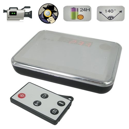 Remote Control Spy Alarm Clock with Extremly Hidden Lens with Motion Detect - Click Image to Close