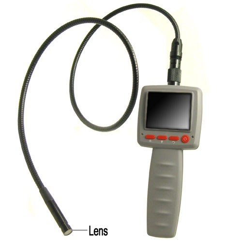 Waterproof Handheld Snake Video Inspection Camera with 2.4 Inch LCD Minitor - Click Image to Close