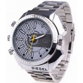 4GB 1080P IR Night Vision Waterproof Spy Camera Watch with Stainless Steel Design - Click Image to Close