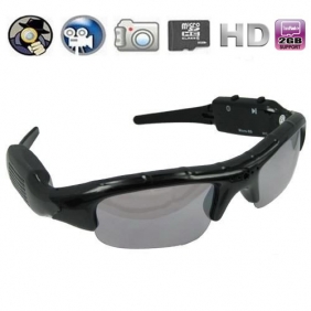 Sunglasses Eyewear DVR with 5.0MP Hidden Lens and TF Card Slot + 4GB Memory card - Click Image to Close