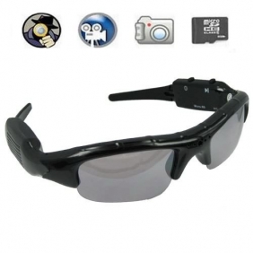 Special Spy Sunglasses DVR with Hidden Camera Support Micro External SD Card + 4GB Memory card - Click Image to Close