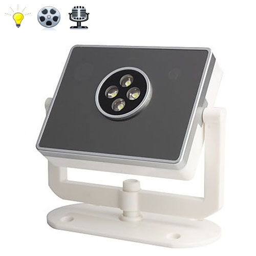 HD 1280X720 Security LED Light Security Camera with Night Vision (Fashionable Table Lamp Design) - Click Image to Close
