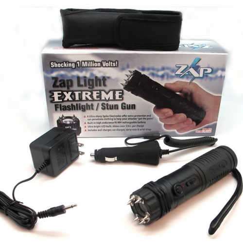 Zap Light Extreme Flashlight/ Stun Gun Combo - Click Image to Close