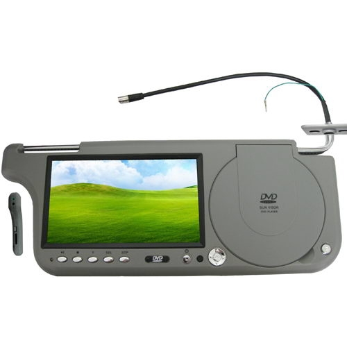 7 inch Sun visor DVD Monitor with FM - Click Image to Close