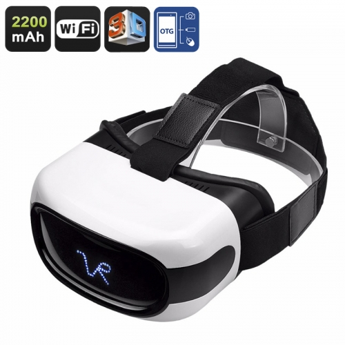 3D Android VR Glasses - 5 Inch HD Display, 3D Support, Quad-Core CPU, Wi-Fi, 32GB External Memory, Google Play, OTG, 2200mAh - Click Image to Close