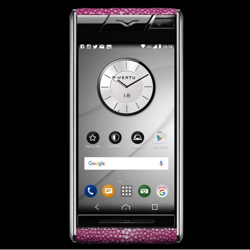 Vertu Aster Stingray Pink Clone Android 11.0 Snapdragon 821 4G LTE luxury Phone - Click Image to Close