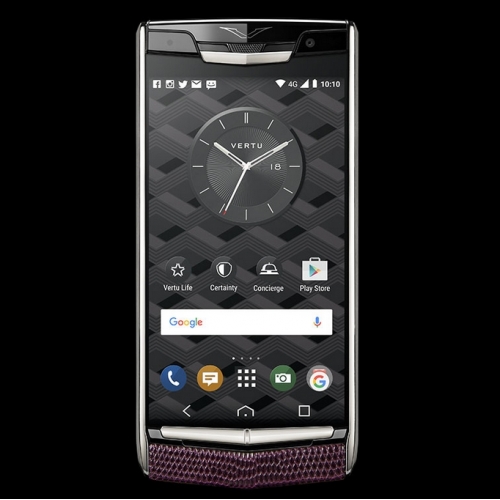 Vertu Signature Touch Pure Jet Lizard Clone Android 11.0 Snapdragon 821 4G LTE luxury Phone - Click Image to Close