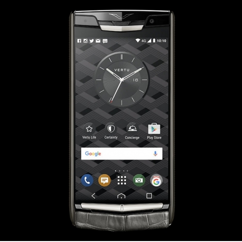 Vertu Signature Touch Clous de Paris Clone Android 11.0 Snapdragon 821 4G LTE luxury Phone - Click Image to Close
