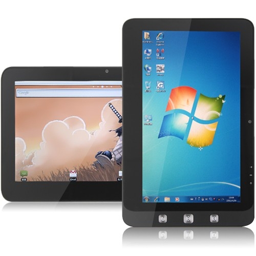 10 Inch Dual OS Tablet PC window 10 + Android 11.0 16G SSD 1GB N455 Black - Click Image to Close