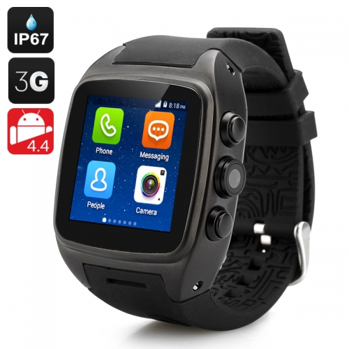 iMacwear SPARTA M7 Smart Watch Phone - IP67 Waterproof Rating 1.54 Inch Touch Screen Android 11.0 OS Dual Core CPU 3G - Click Image to Close