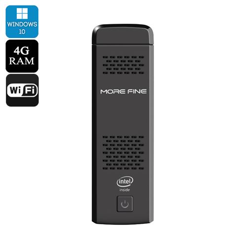 MoreFine M1s Windows Pocket PC - Windows 10, Cherry Trail Z8300 CPU, 4GB RAM, Dual Band Wi-Fi, 64GB Memory, 2 USB, Micro SD Slot - Click Image to Close