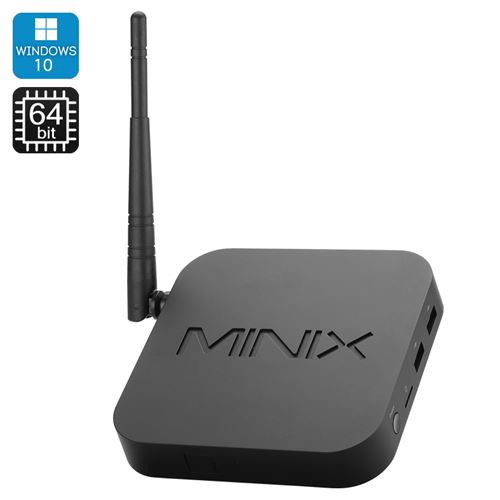 MINIX NEO Z64 Intel Mini PC - Windows 10, 64 Bit Z3735F Quad Core CPU, 2GB RAM, Wi-Fi, HDMI, XBMC Support - Click Image to Close