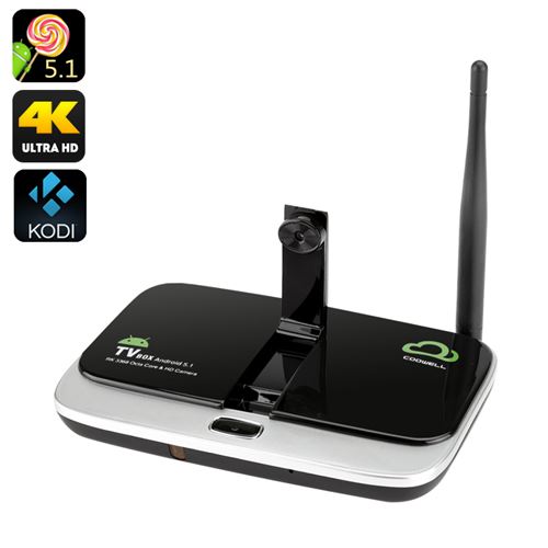 4K Android TV Box - RK3368 CPU, 2GB RAM, 2MP Camera, 2.4GHz + 5GHz 802.11ac Wi-Fi, Kodi, Android 11.0, Quad-Core Mail-T6X series - Click Image to Close