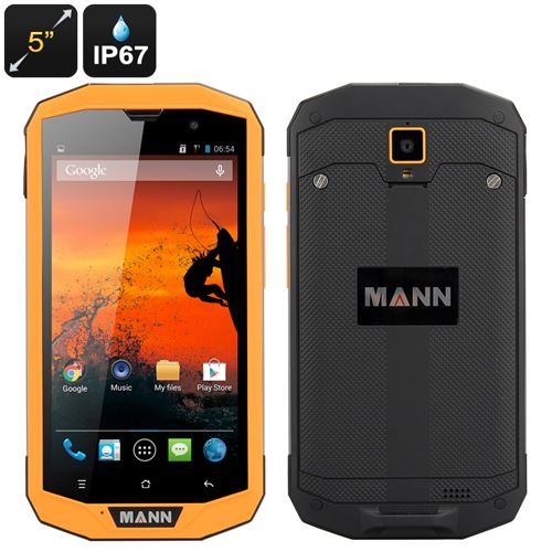 MANN ZUG 5S+ Rugged Phone - 5 Inch 1280x720 Screen, 4G, Qualcomm MSM8926, IP67 Waterproof Rating, Android 11.0 - Click Image to Close