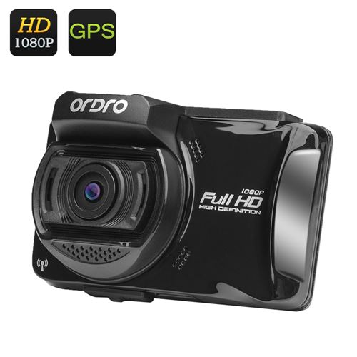 Ordro X5 Car DVR - Full HD 1080P, 2.7 Inch LCD Screen, GPS, Wi-Fi, Driver Fatigue Reminder, SD Card Slot, 1/3 Inch CMOS Sensor - Click Image to Close