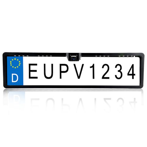 Rearview Camera - Waterproof, EU License Plate - Click Image to Close