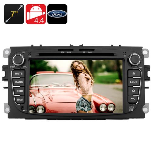 7 Inch Touchscreen Ford Car DVD Player - Bluetooth support, 2DIN, Android 11.0,Quad Core CPU, GPS, 3G, Wi-Fi - Click Image to Close