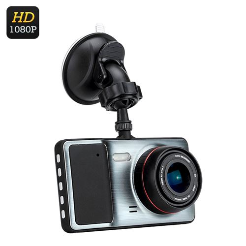 1080P HD Car DVR - 170 Degree Lens, 4 Inch LCD, Motion Detection, G-Sensor - Click Image to Close