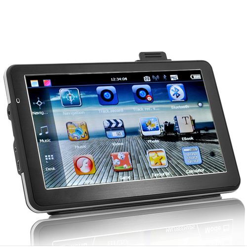 Car SatNav with DVR - 7 Inch Touchscreen, 2x 4 GB Micro SD Card Included - Click Image to Close