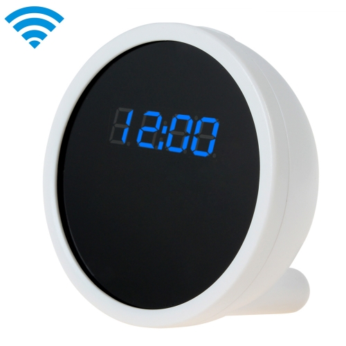 Full HD 1280 x 720 Alarm Clock WIFI Camera with Real Time View Function - Click Image to Close
