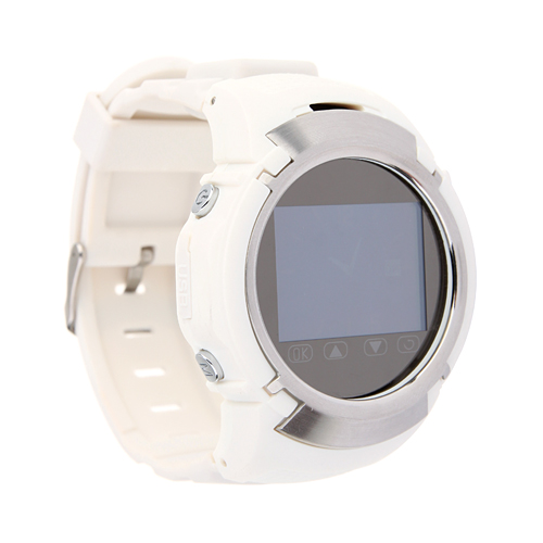 Portable Smart GPS Tracking Watch Mobile 1.3 Inch White - Click Image to Close