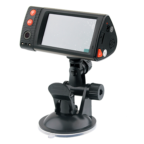 3.0" LCD Dual Camera Vehicle Blackbox Car HD DVR GPS G-Sensor TF Card - Click Image to Close