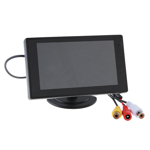 4.3 Flat DVR Car Rearview LCD Monitor for Reverse Backup Camera - Click Image to Close