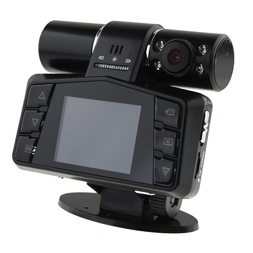 New Dual Lens Camera Car Vehicle DVR 2.0TFT Night Vision Video Recorder Camera - Click Image to Close