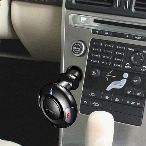 Portable FM63 Car MP3 Bluetooth Handsfree Car Kit for iPhone Mobile Phone - Click Image to Close