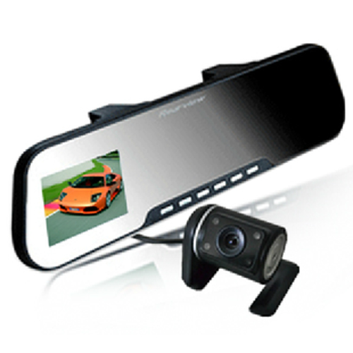 X888AV 2.7" TFT HD Dual Lens Rearview Mirror Car Camera DVR - Click Image to Close