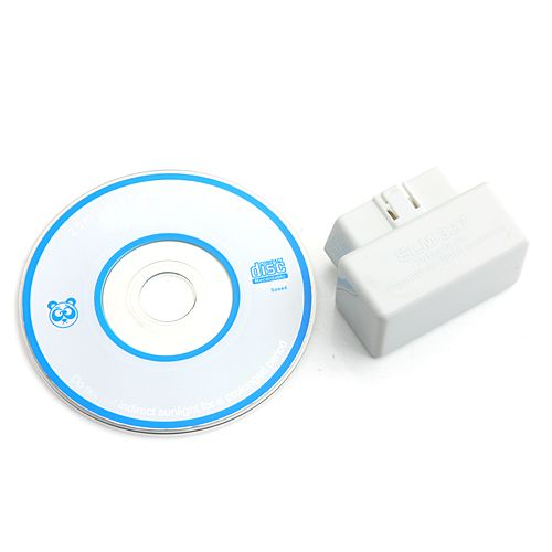 Mini ELM327 L Type OBD2 Protocols Interface Bluetooth Diagnostic Scanner Tool White - Click Image to Close