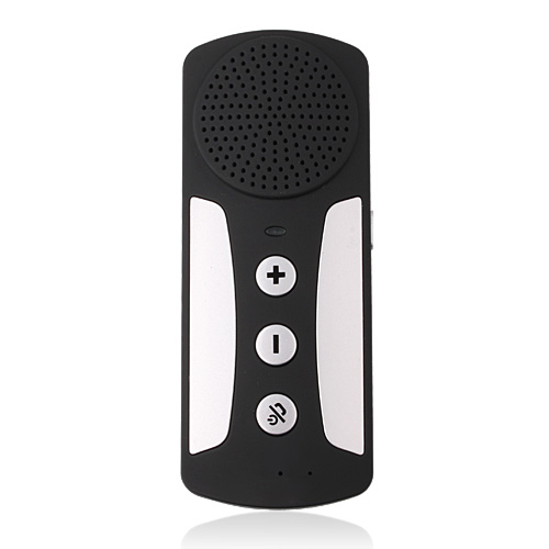 Single Standby Bluetooth Multipoint Speakerphone Handsfree Car Kit Black - Click Image to Close