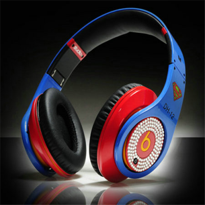 Beats By Dr Dre Studio Over-Ear Super Man with Diamond Headphones