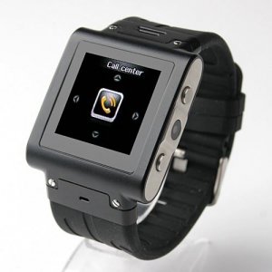 W838 Watch Phone 1.4 Inch Touch Screen Quad Band Single SIM Card Java Camera Bluetooth FM 2GB