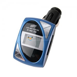 Vehicle Car Charge FM Transmitter MP3 Player With USB TF SD MMC Card Slot