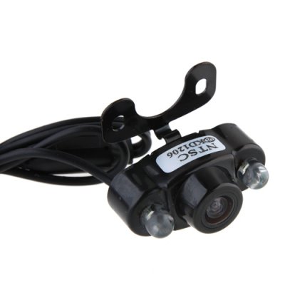2 LED Waterproof Color CMOS/CCD Car Rear View Reverse Backup Camera E400