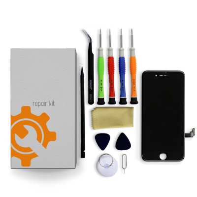 iPhone 12 Pro Screen Replacement Repair Kit + Tools + Repair Guide - Black