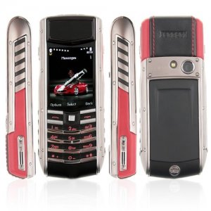 Vertu Ferrari M9 Quad Band Phone Single SIM Card Bluetooth FM Camera 2.0 Inch Screen