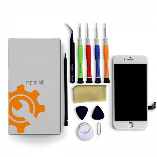 iPhone 12 Pro Screen Replacement Repair Kit + Tools + Repair Guide - White