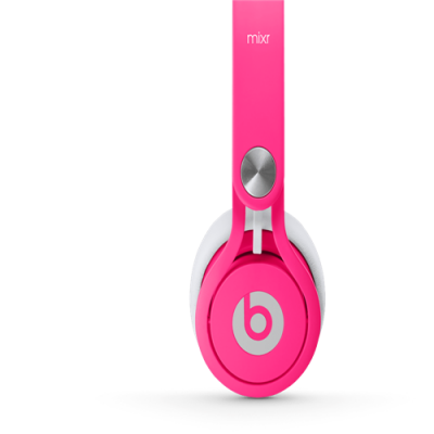Beats By Dr Dre Mixr Over-Ear Neon Pink Headphones